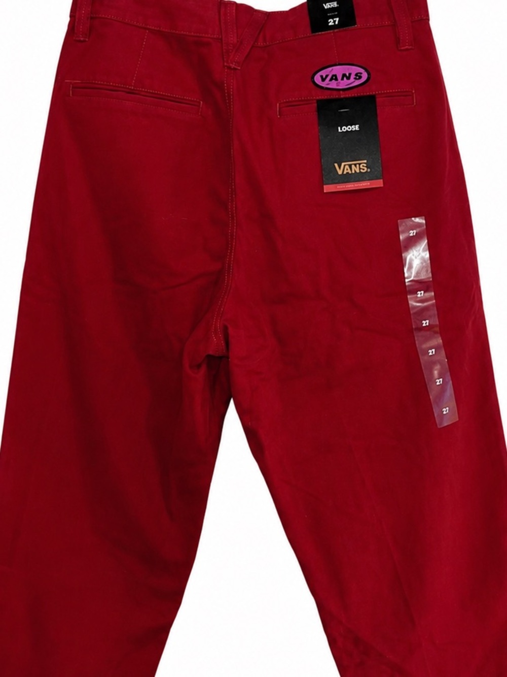 Vans Women's Red Chino Pants ❤️